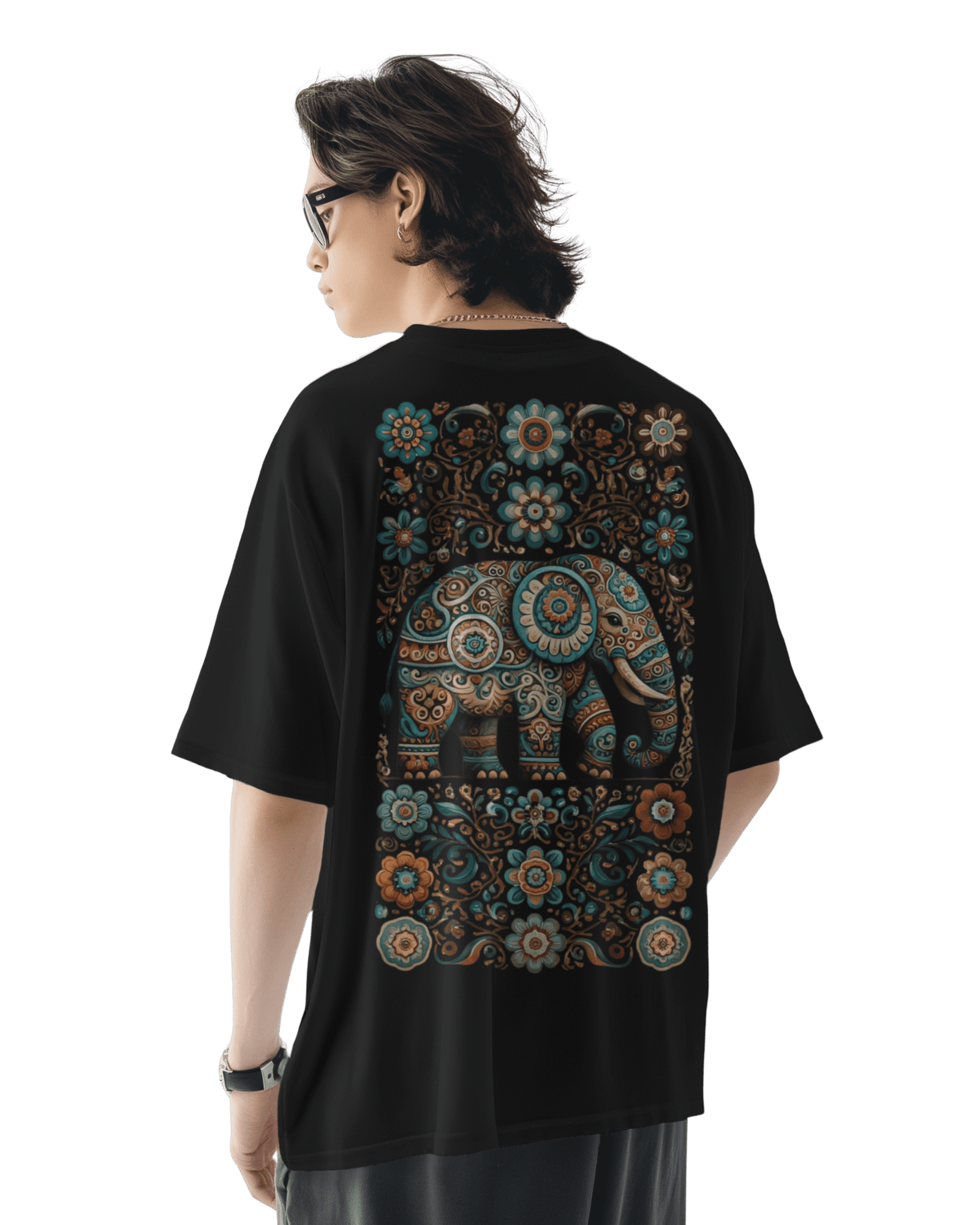 Elefolra(Black) thevibethread.in eleflora back