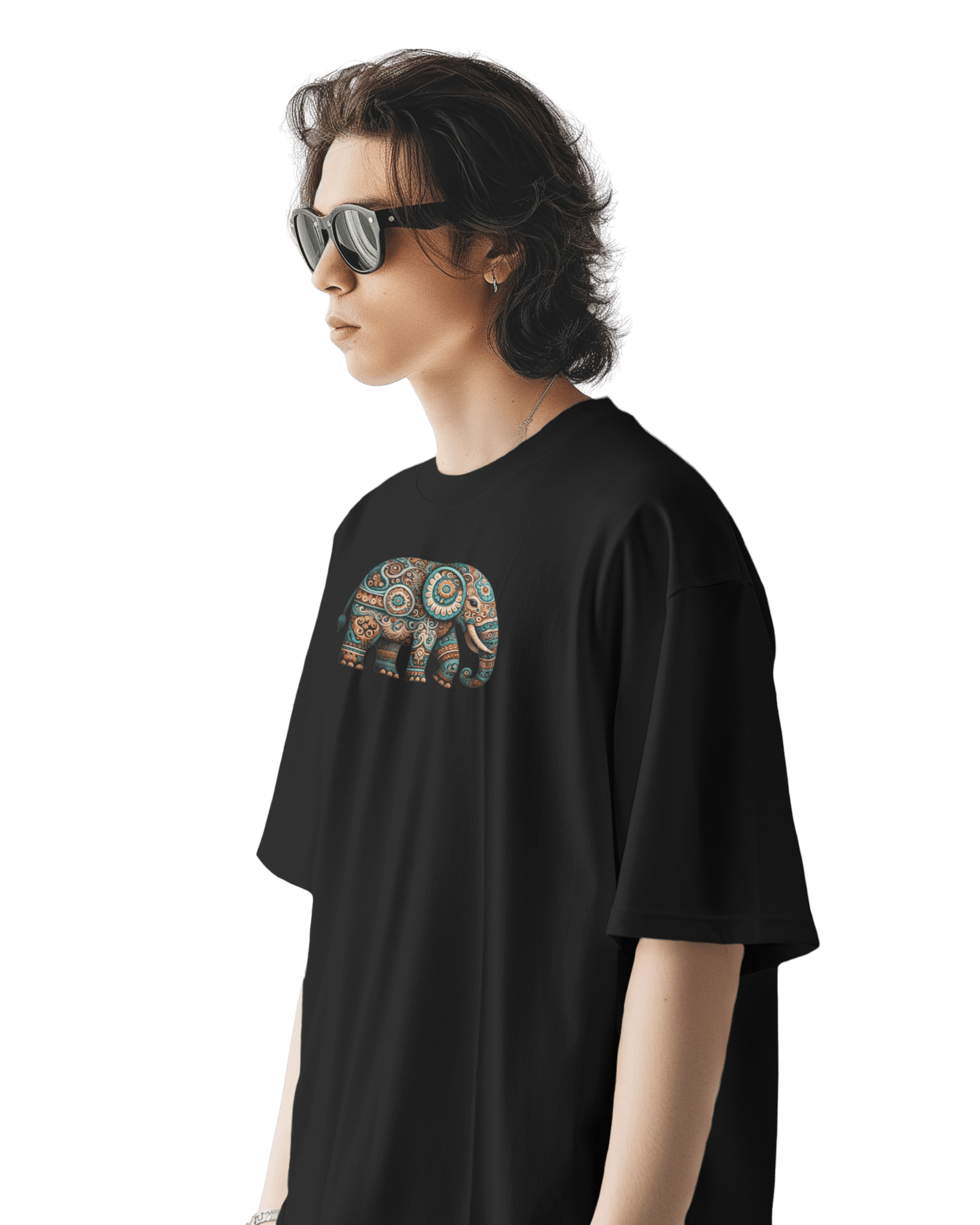 Elefolra(Black) thevibethread.in eleflora front