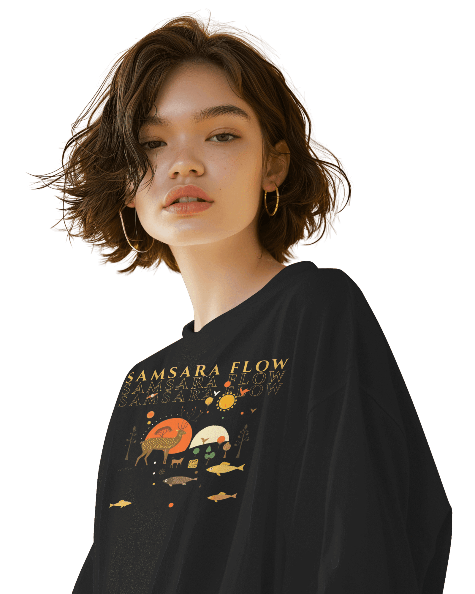 Samsara Flow(Black) thevibethread.in samsara flow