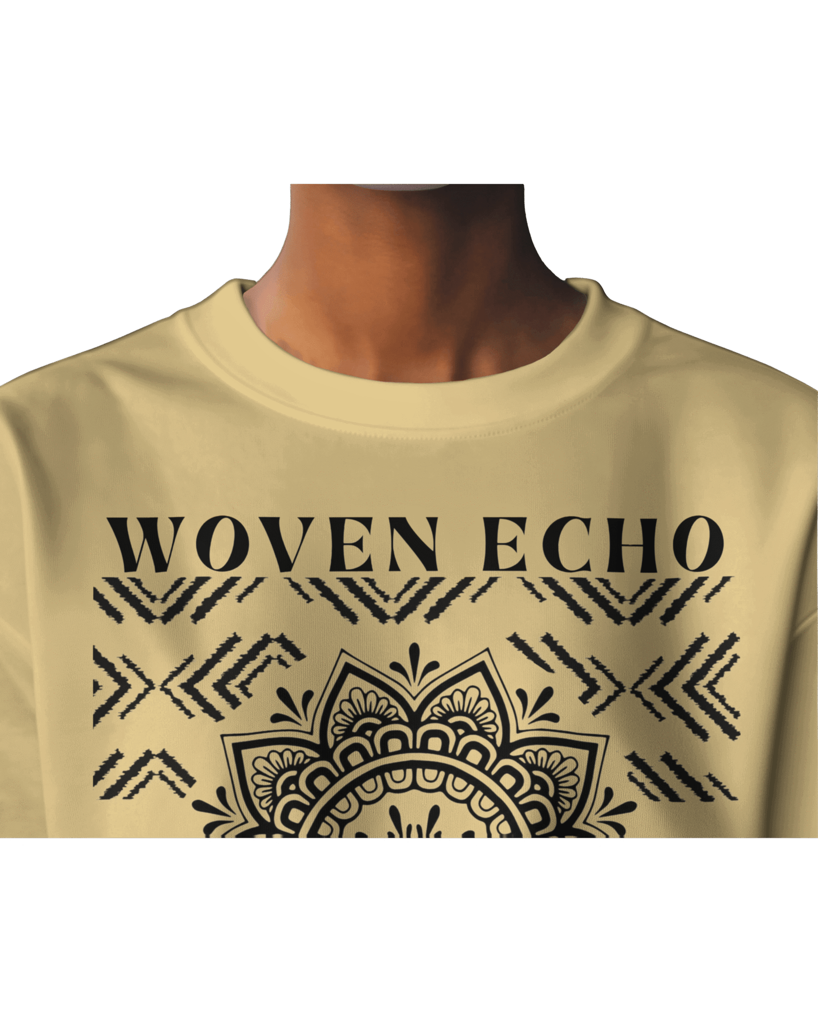 Woven Echo(Beige) thevibethread.in woven echo