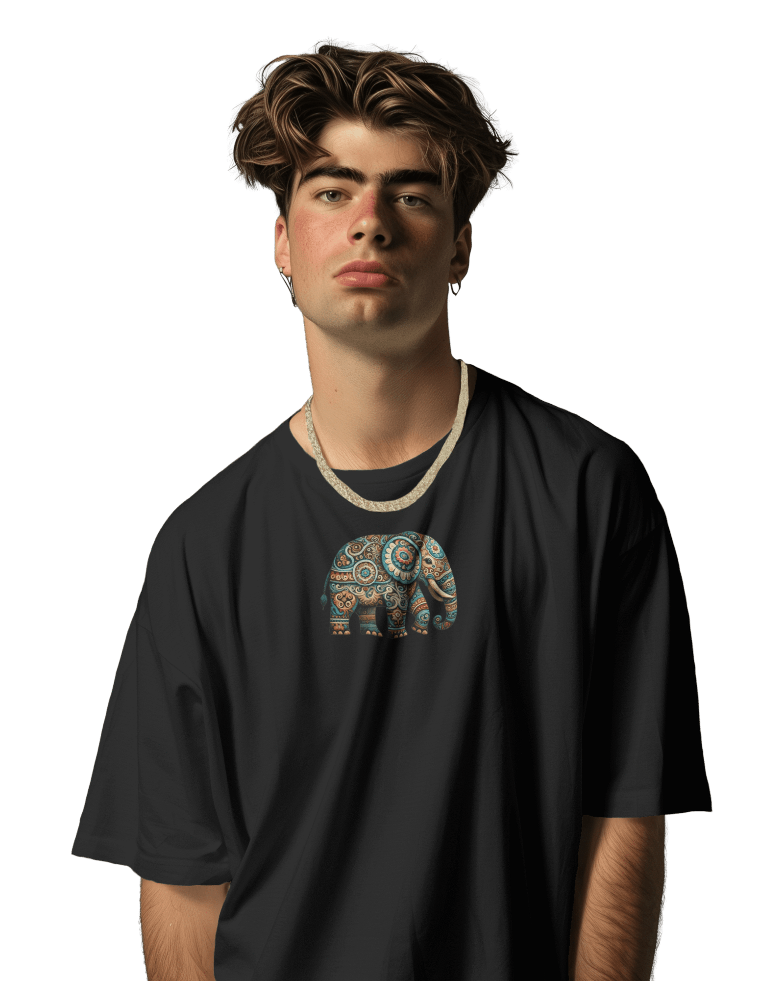 Elefolra(Black) thevibethread.in eleflora front