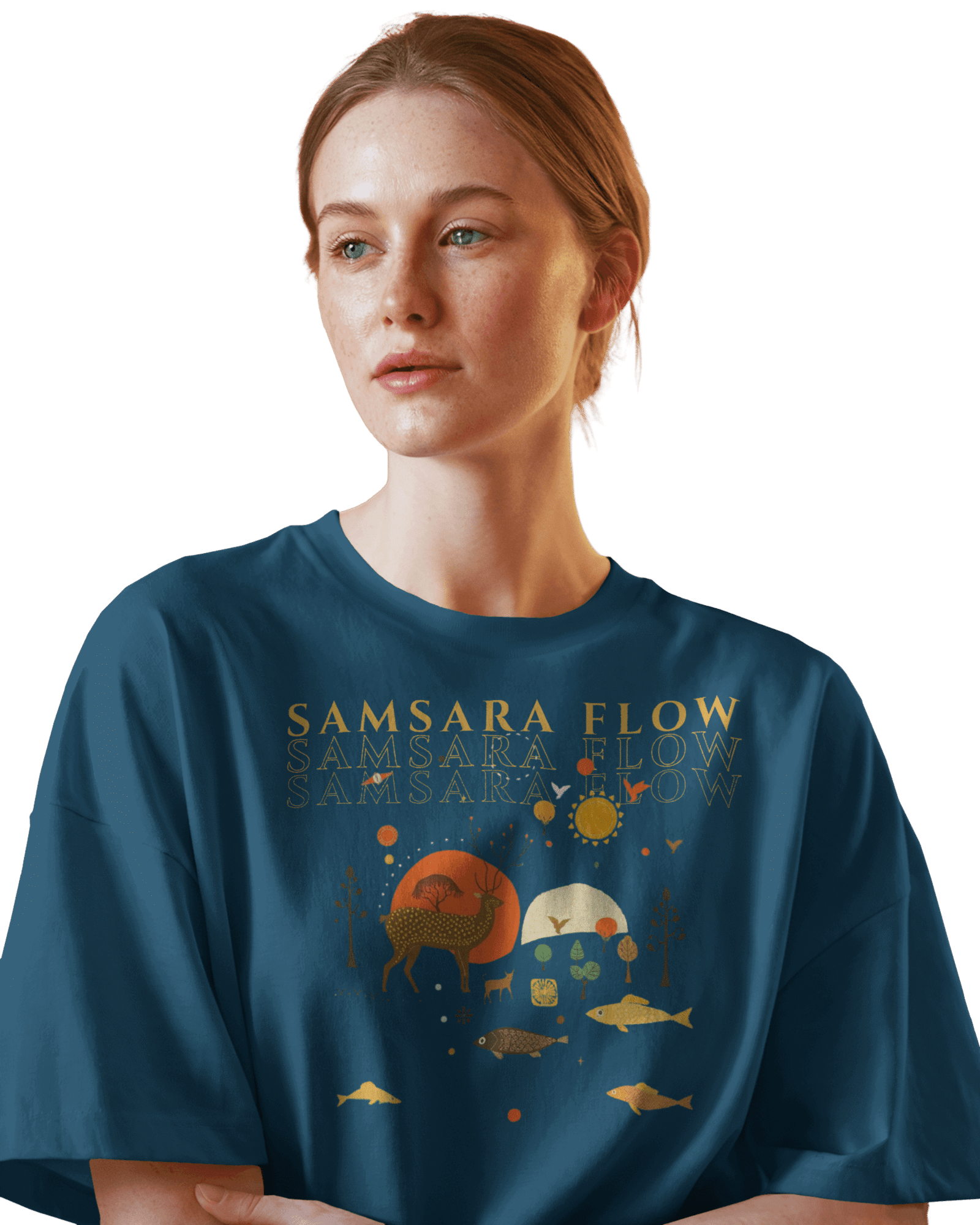 PREMIUM T-SHIRT BRAND thevibethread.in samsara flow