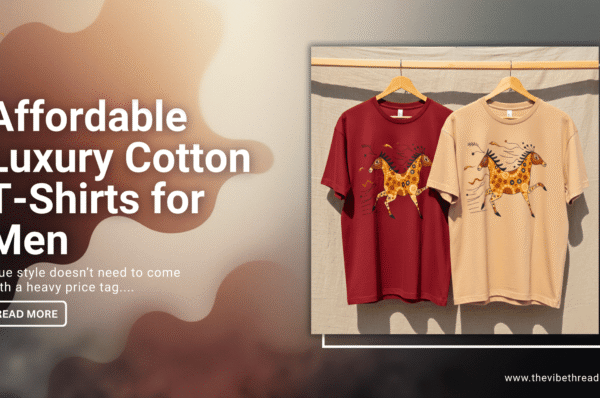Affordable luxury cotton t-shirts for men - The Vibe Thread