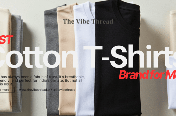 Best cotton t-shirts brand for men - The Vibe Thread