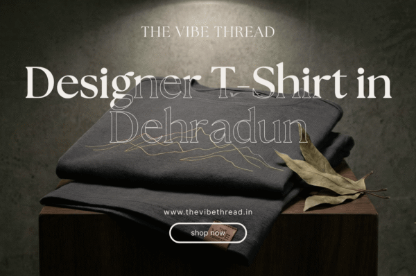 designer t-shirt in Dehradun – premium cotton stylish t-shirt by The Vibe Thread