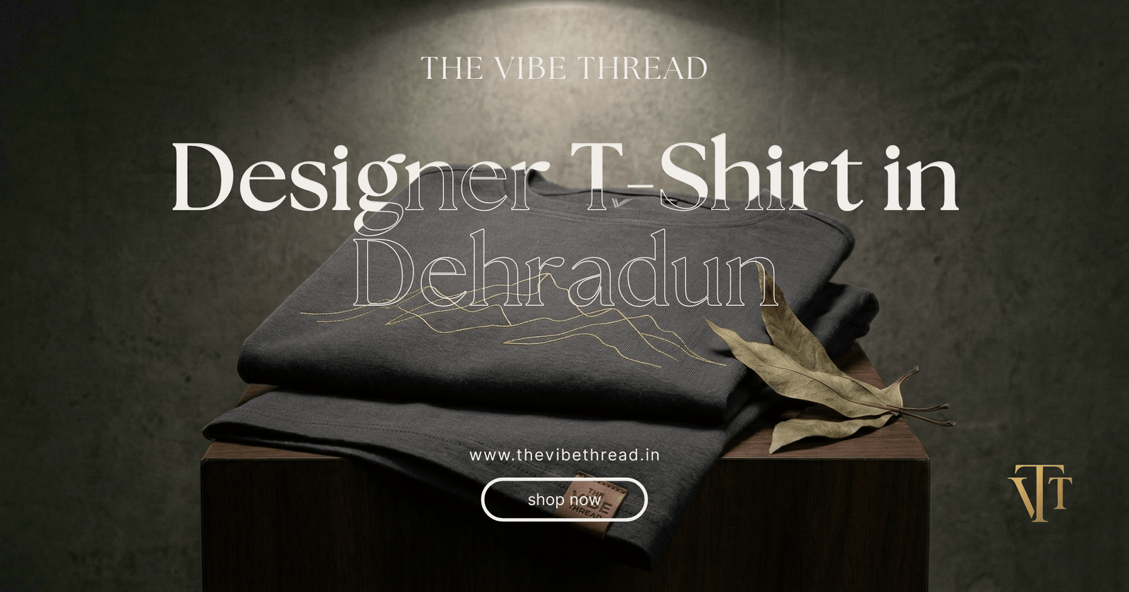 designer t-shirt in Dehradun – premium cotton stylish t-shirt by The Vibe Thread