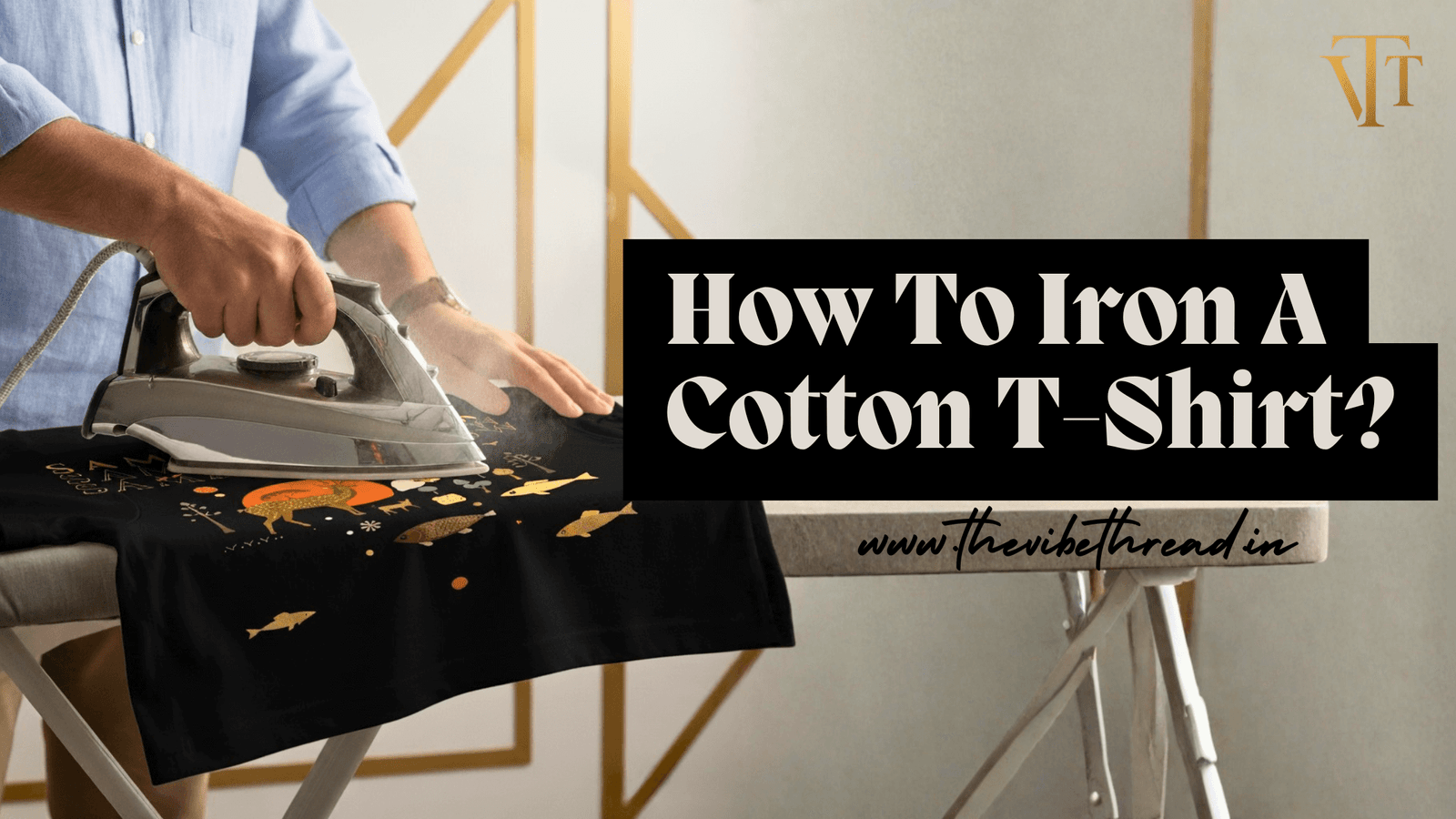 how to iron a cotton T-shirt