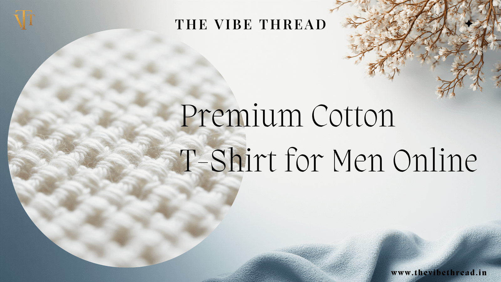 Luxury Cotton T-Shirts for Men Online thevibethread.in Premium Cotton T-Shirt for Men Online – The Vibe Thread Collection