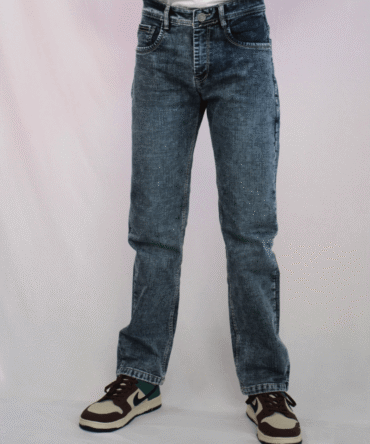 Light Grey Comfort Fit Jeans for Men