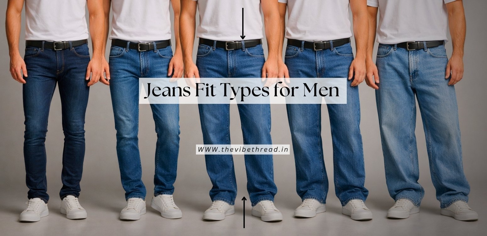 Jeans fit types for men explained